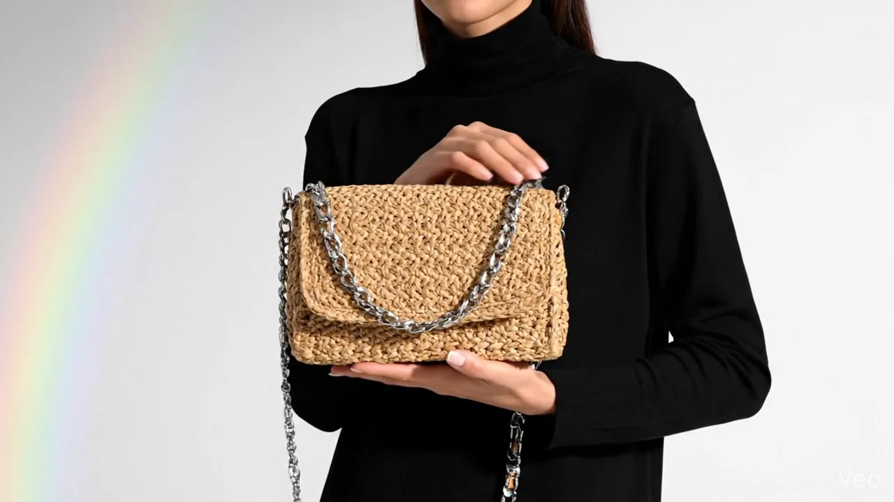 Frontal black turtleneck