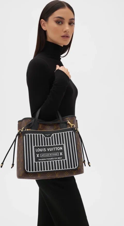 Luxury bag side profile