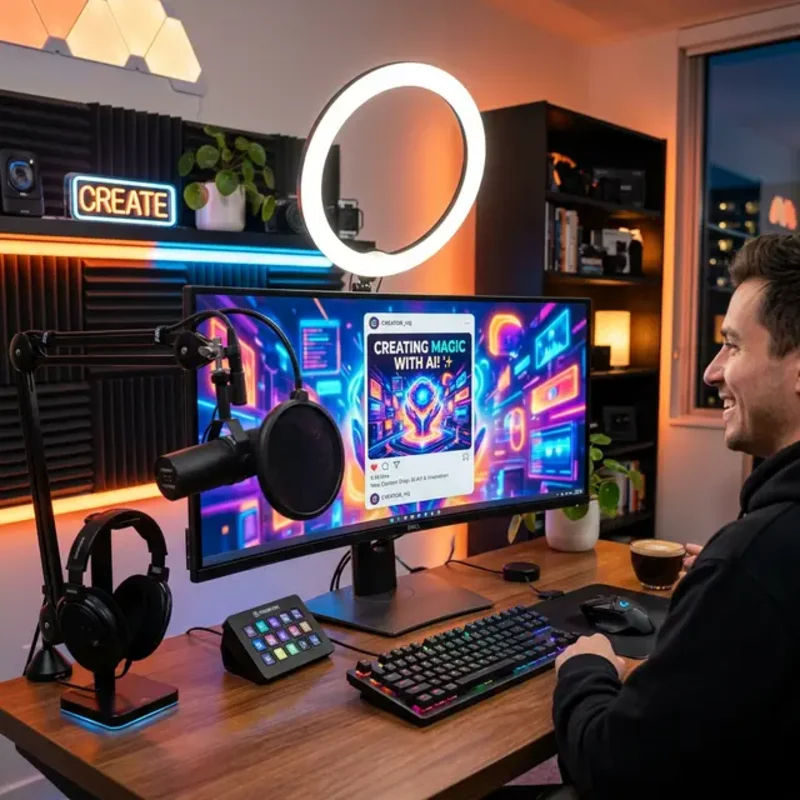 社交媒体创作场景