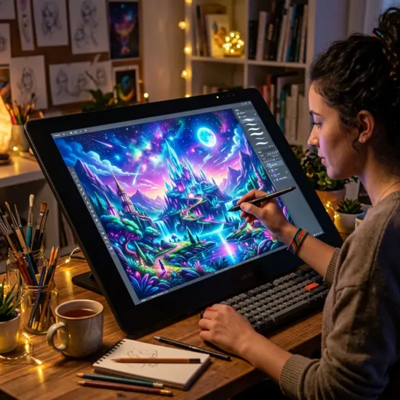 数位艺术创作场景