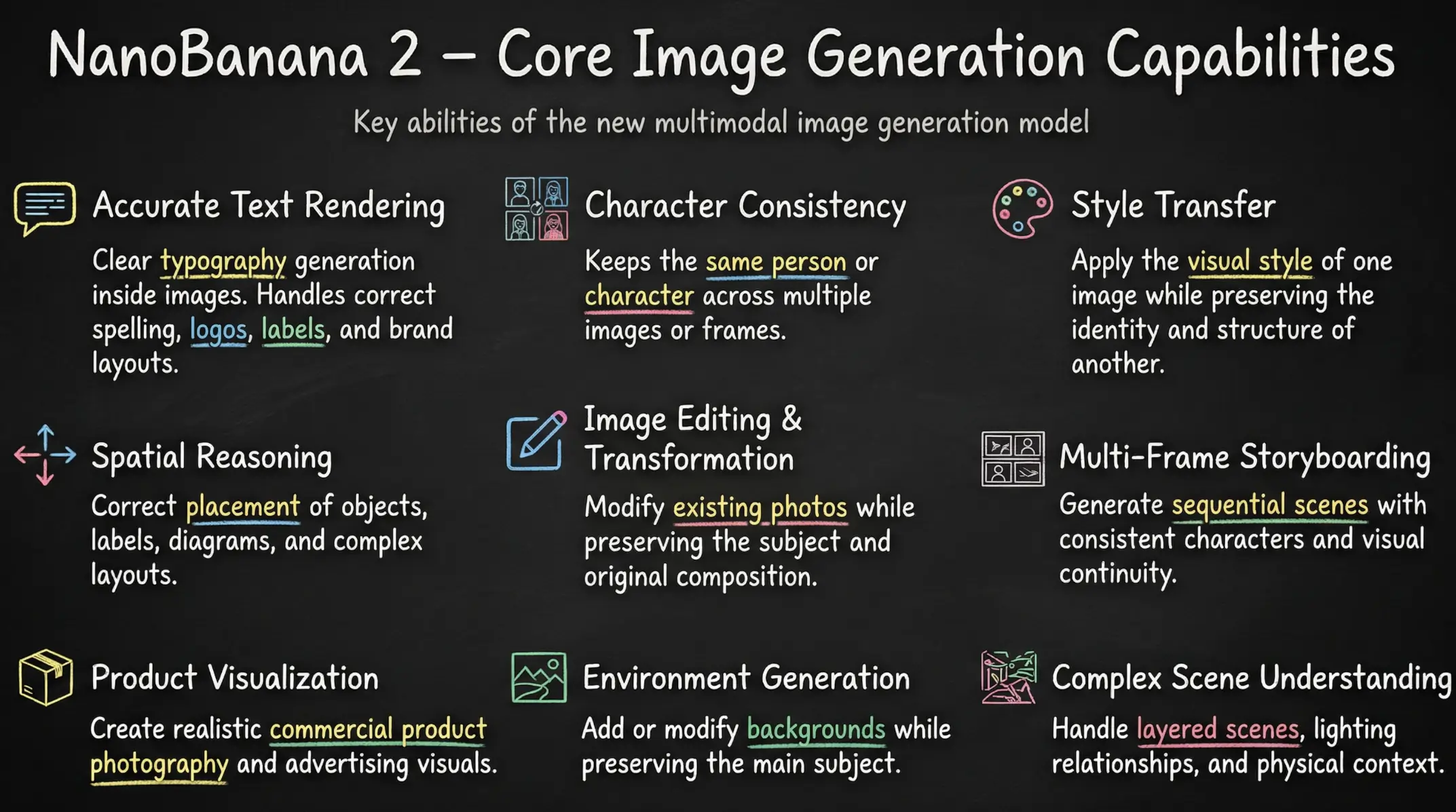 Nano Banana 2 Core Image Generation Capabilities