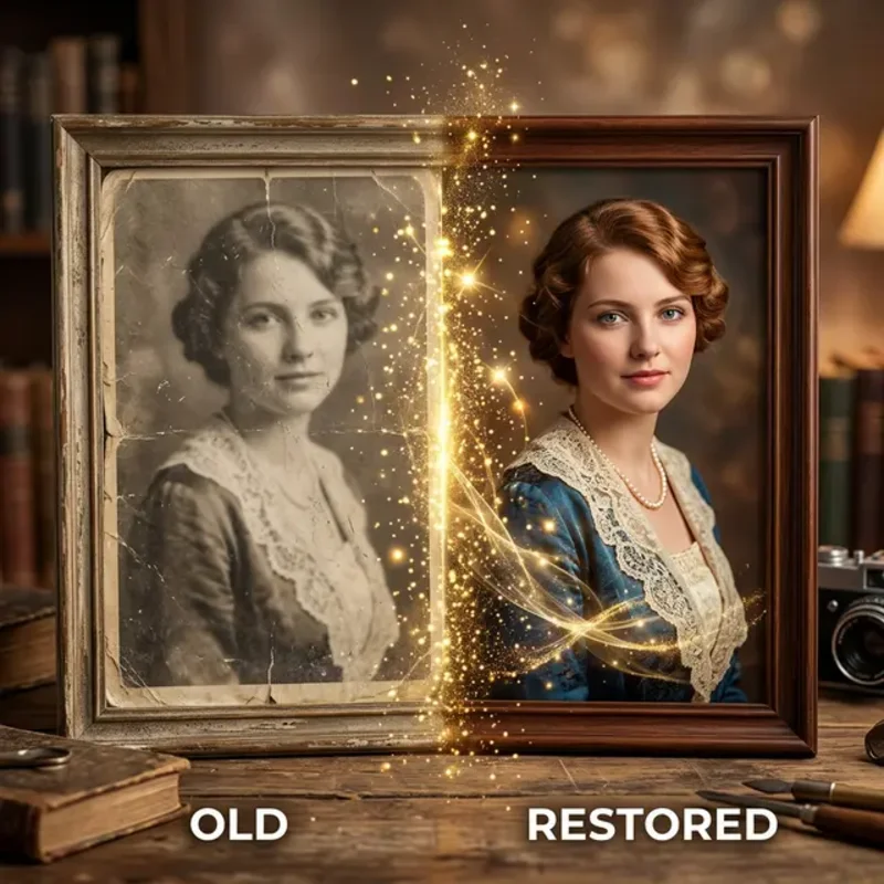 照片修复应用场景